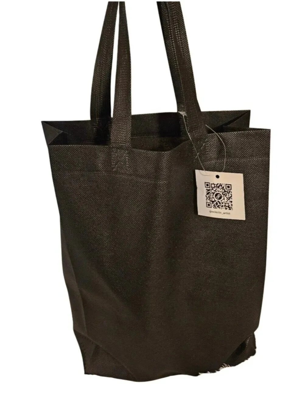 Handmade Boho Poetry Reusable Tote Bag And Sticker Set Chronic Illness Gift NWPP